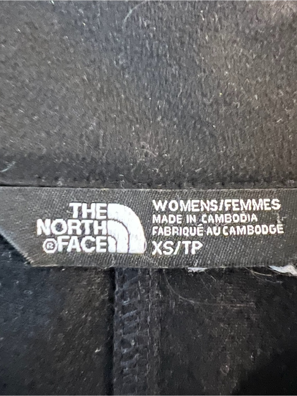 The North Face WindWall Soft Shell Jacket Black Fleece Lined Full Zip XS - Picture 10 of 11